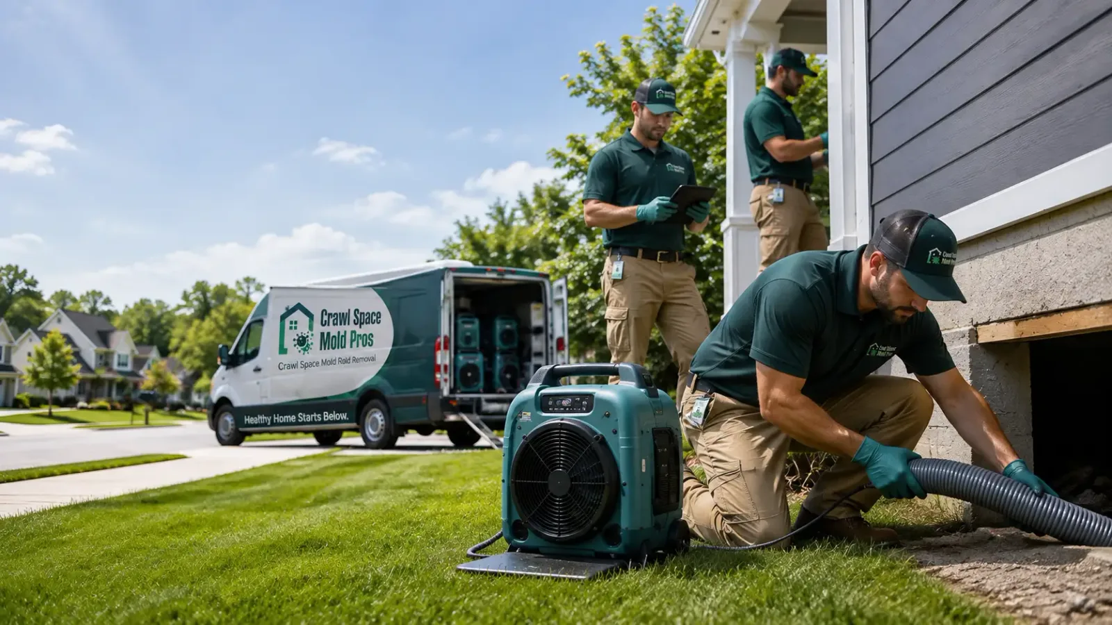 Crawl Space Mold Removal in Hortonville, WI